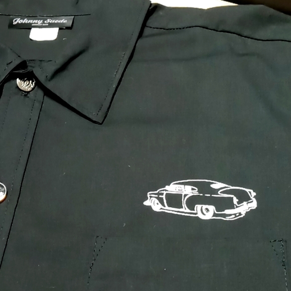 Vintage Johnny Suede Casual Button Up - Picture 3 of 8